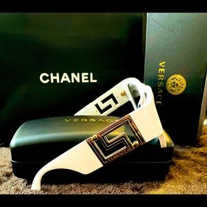 Brand New White Versace Sunglasses